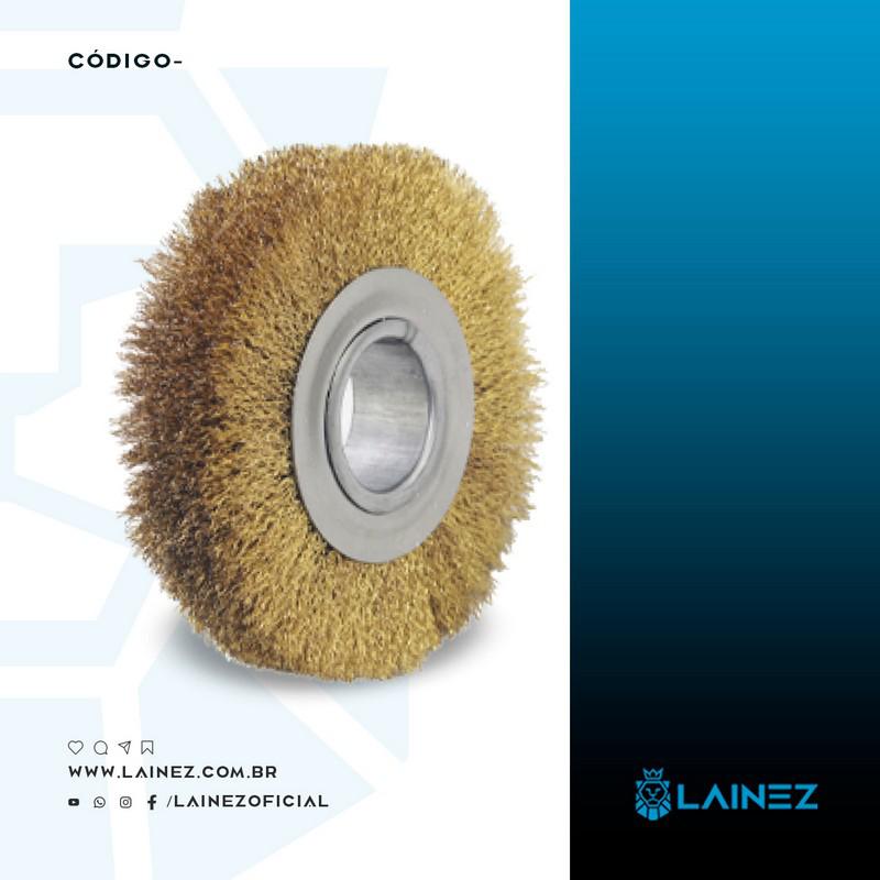 ESCOVA LATONADA PARA MÁQUINA DE LIMPEZA